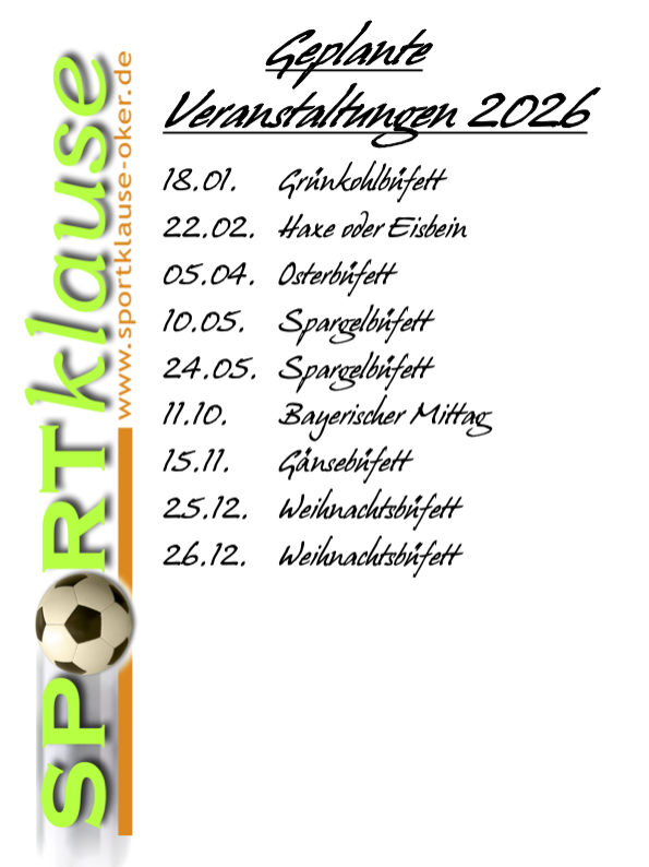 Veranstaltungen 2026